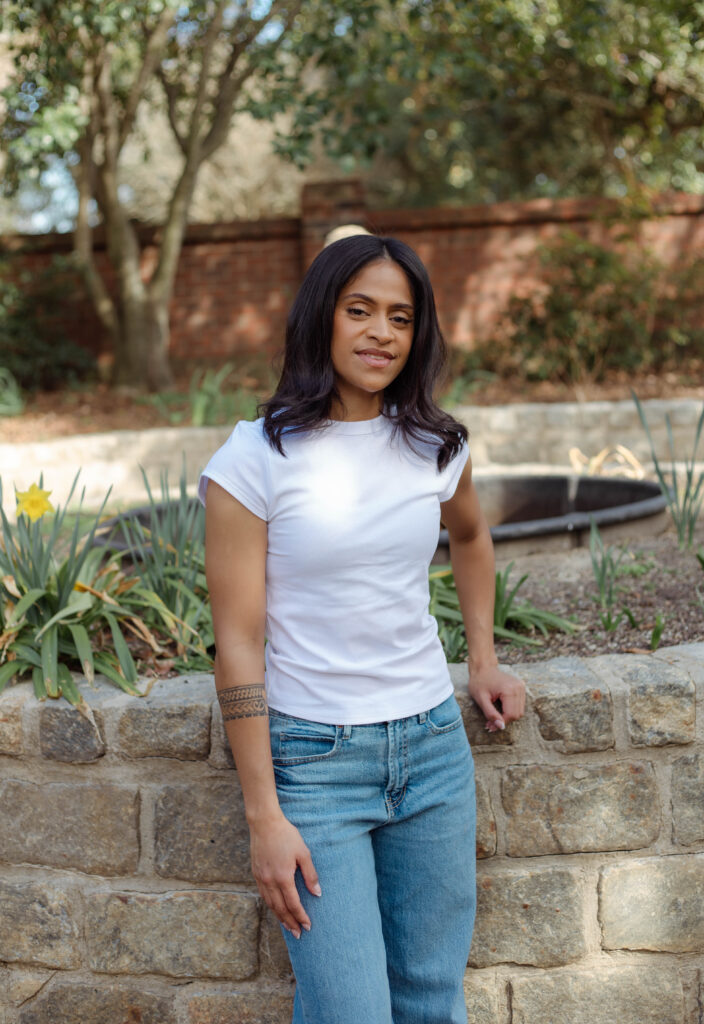 Portrait of a woman posing for photo session in Augusta, Georgia